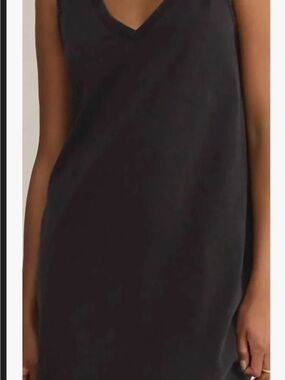 Z Supply dark grey tank dress size M with straight hem EUC